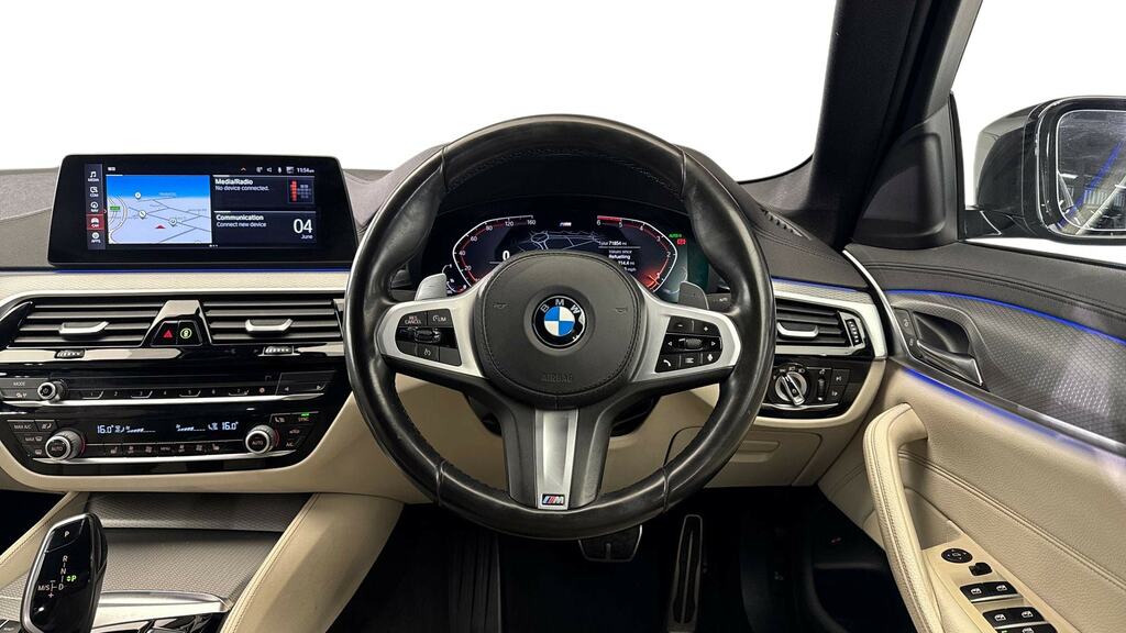 BMW 5 Series 520D Mht M Sport Grey #5