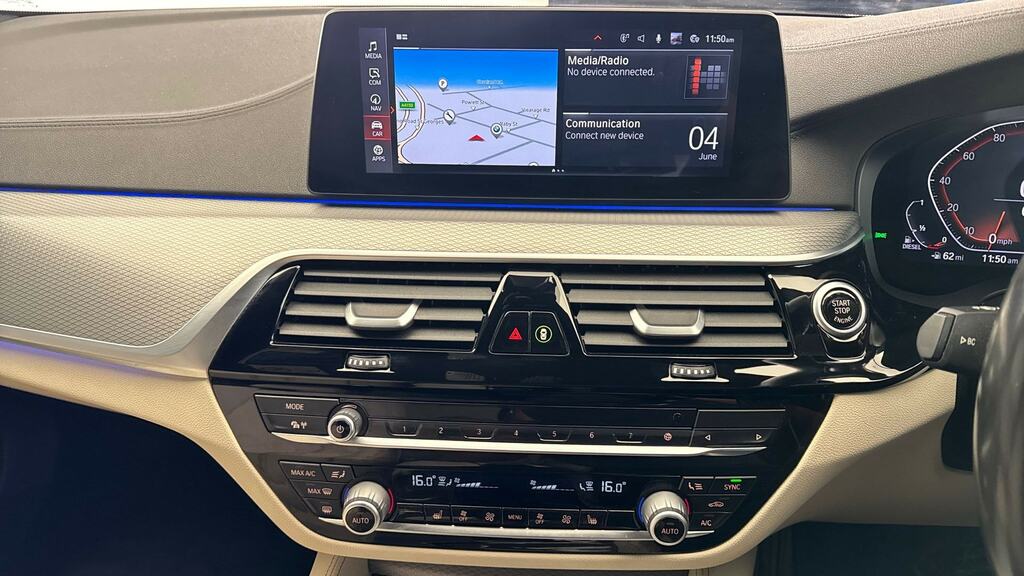 BMW 5 Series Saloon Grey #8