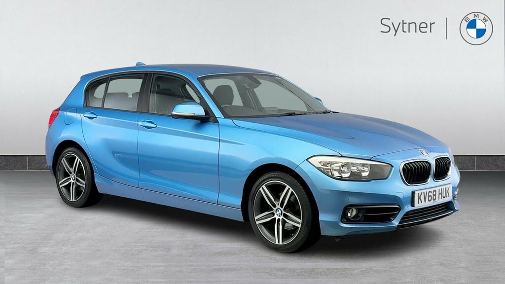 BMW 1 Series 118I 1.5 Sport Navservotronic Step Blue