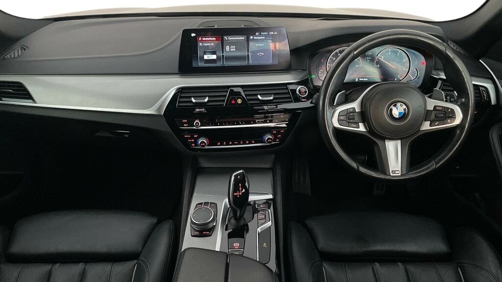 BMW 5 Series 520D M Sport YB67MTV Black #6
