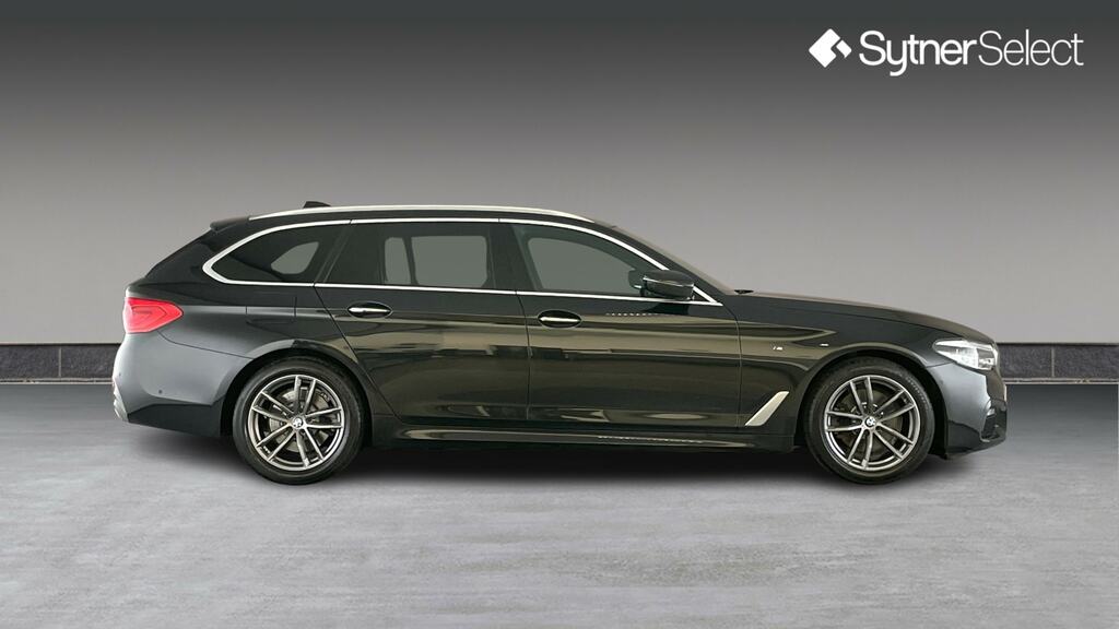 BMW 5 Series 520D M Sport YB67MTV Black #3