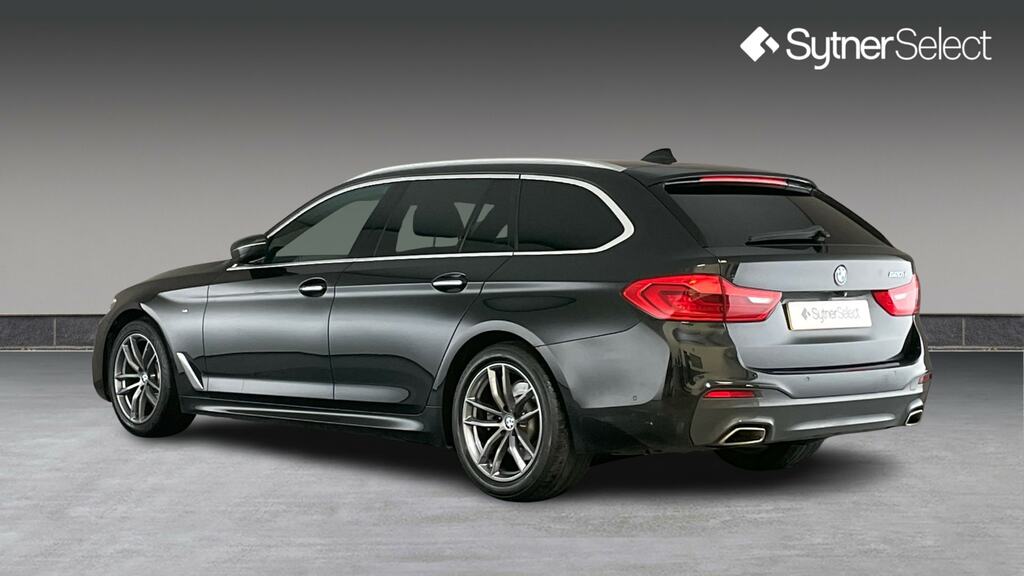 BMW 5 Series 520D M Sport YB67MTV Black #2
