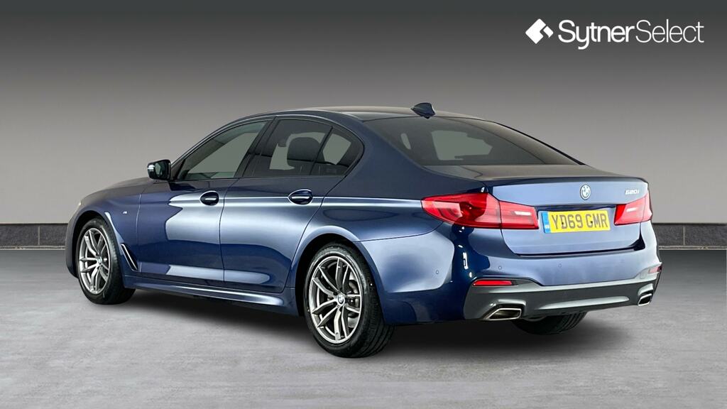 BMW 5 Series 520I M Sport Blue #2