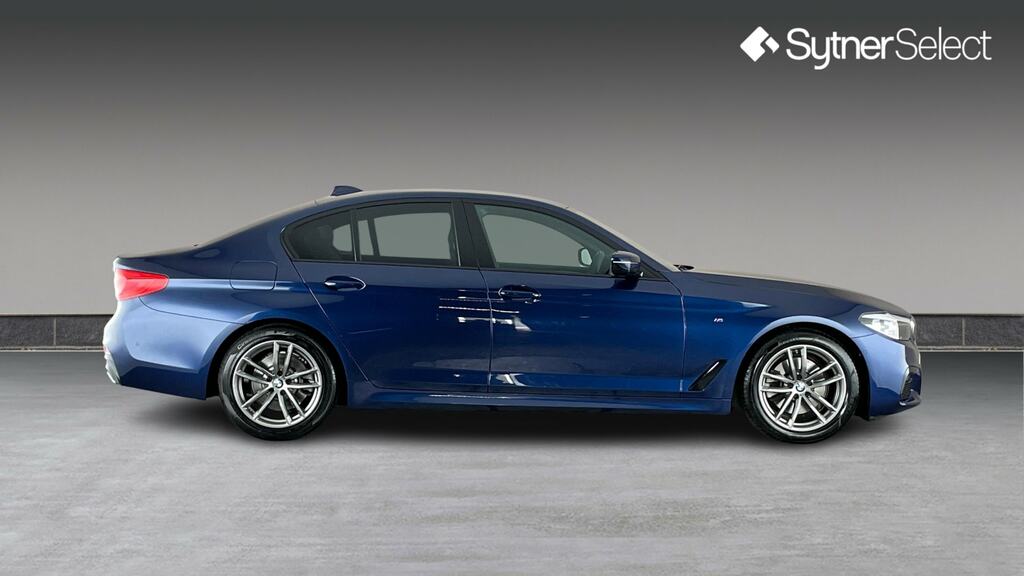 BMW 5 Series 520I M Sport Blue #3