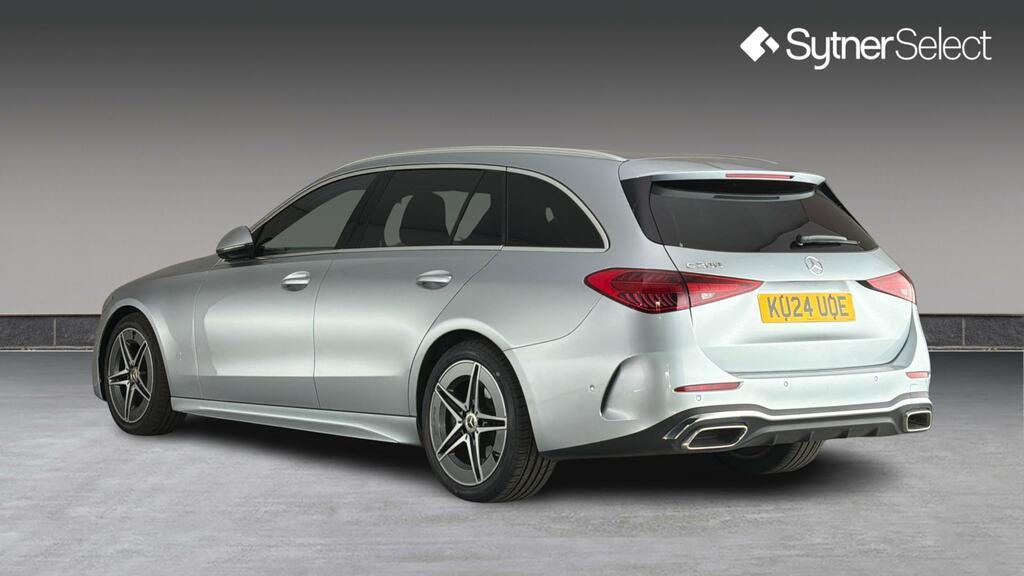 Mercedes-Benz C Class C200 Amg Line 9G-tronic Silver #2