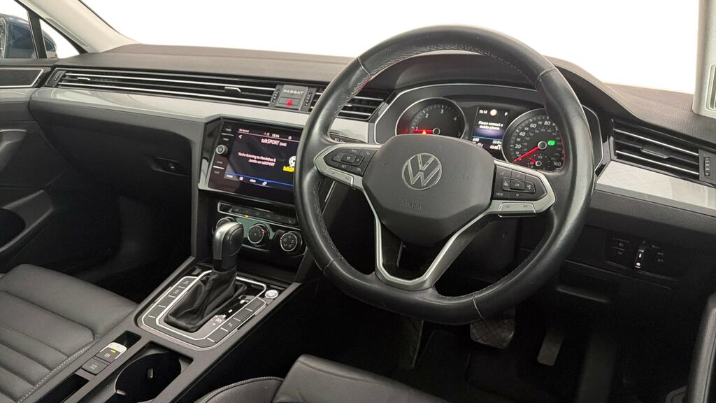 Volkswagen Passat Gte White #9