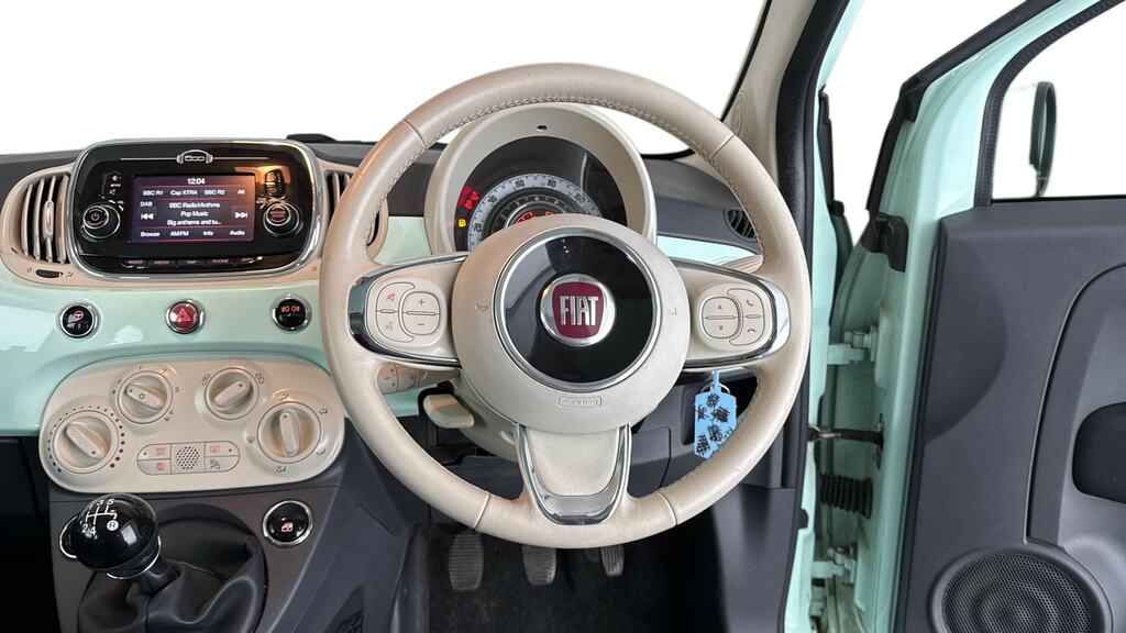 Fiat 500 Lounge Dualogic Yellow #7