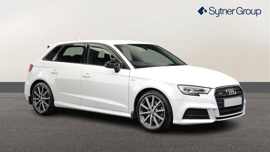 Audi A3 2.0 Tdi 184 Quattro Black Edition S Tronic 7 N123BRE White