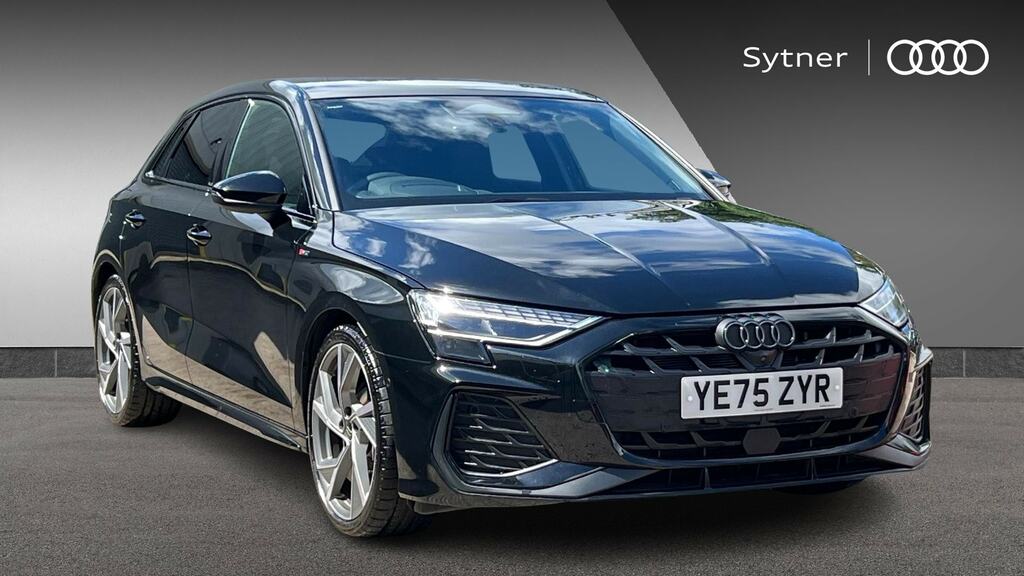Audi A3 1.5 Tfsi 150 Black Ed S Tronic Tech Pack Pro YE75ZYR Black