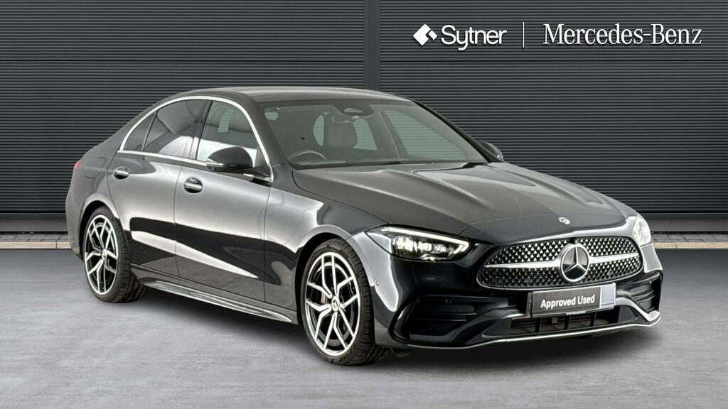 Mercedes-Benz C Class C300 Amg Line Premium Plus 9G-tronic Black