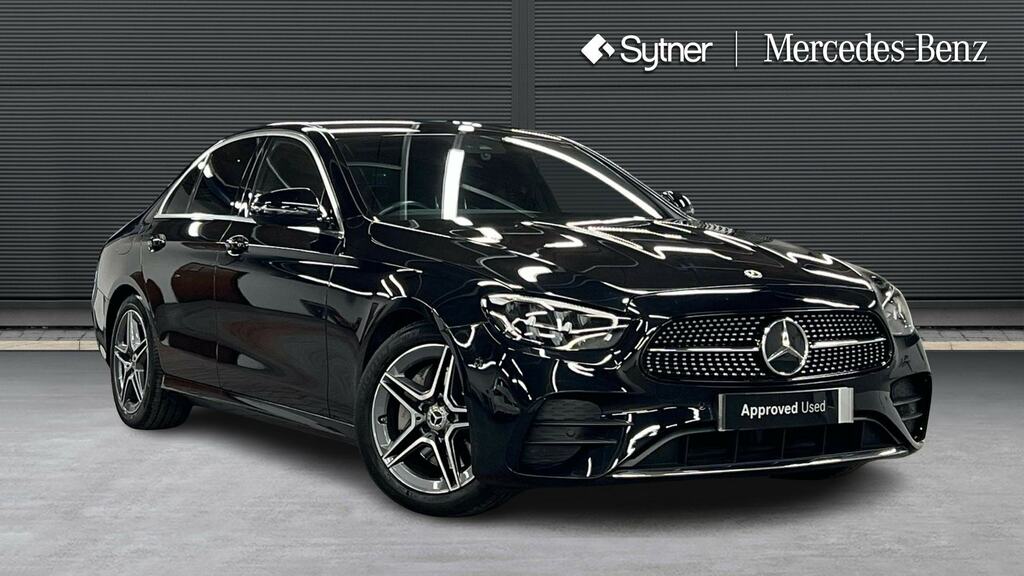 Mercedes-Benz E Class E220d 200 Amg Line 9G-tronic Black