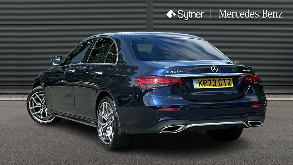Mercedes-Benz E Class E400d 4Matic Amg Line Premium 9G-tronic Blue #2