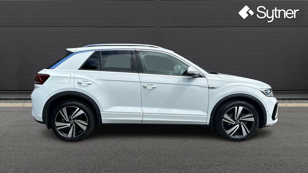 Volkswagen T-Roc 1.5 Tsi R-line Dsg NY73KAE White #4