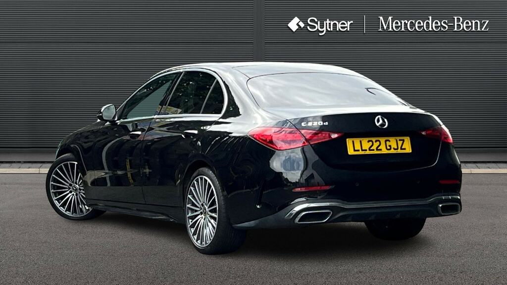 Mercedes-Benz C Class C220d Amg Line Premium 9G-tronic Black #2