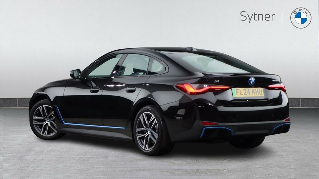 BMW i4 210Kw Edrive35 Sport 70Kwh FL24KHU Black #2
