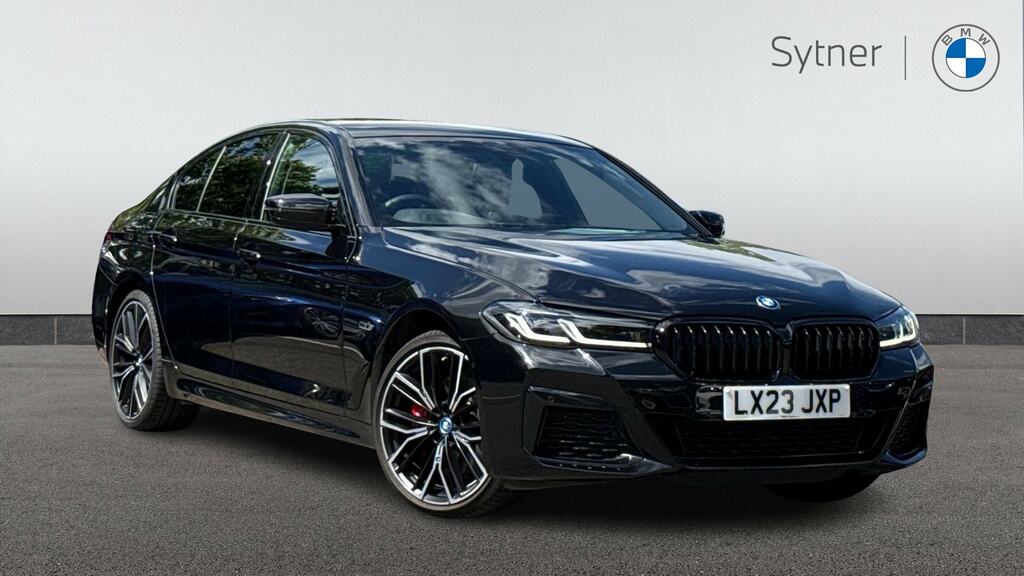 BMW 5 Series 530E M Sport Black