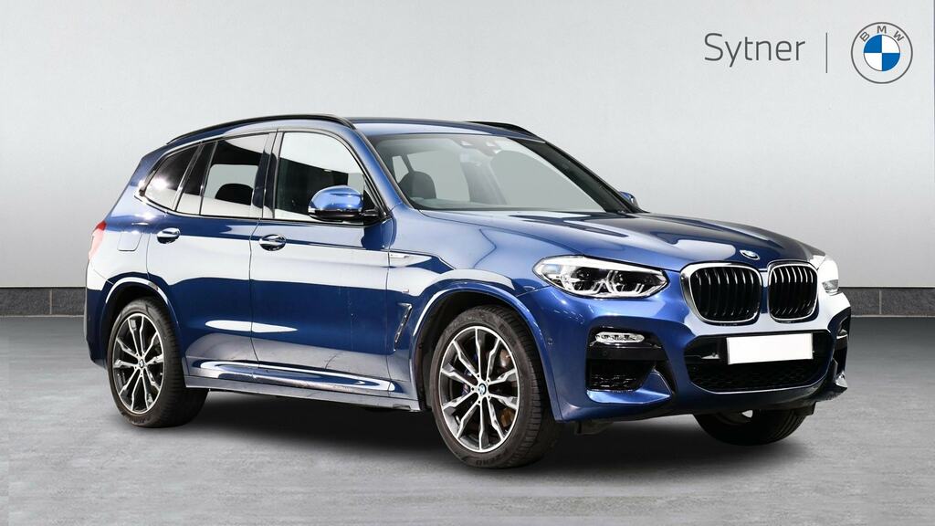 BMW X3 Xdrive30d Mht M Sport Techpro Pk OY68JRU Blue