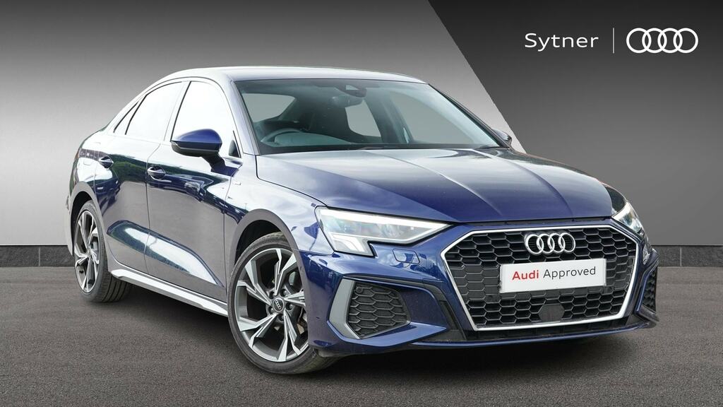 Audi A3 35 Tdi S Line S Tronic Tech Pack YG73ZZD Blue