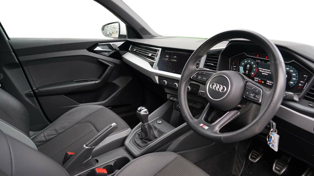 Audi A1 30 Tfsi 110 S Line YD72DHC White #6
