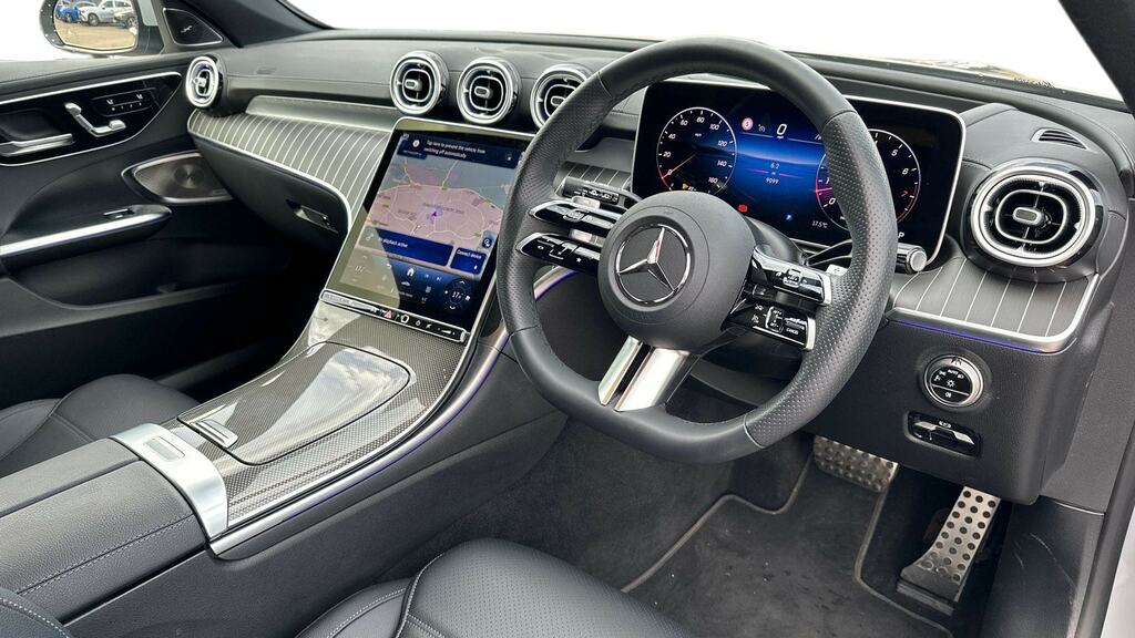 Mercedes-Benz C Class C200 Amg Line Premium Plus 9G-tronic KS25FZV Grey #3