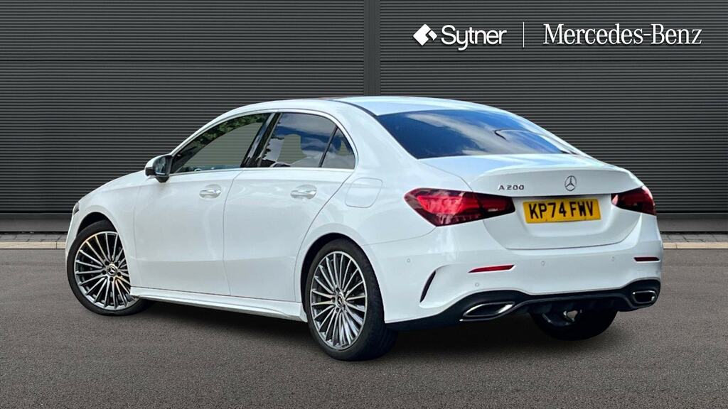 Mercedes-Benz A Class A200 Amg Line Premium Plus KP74FWV White #2
