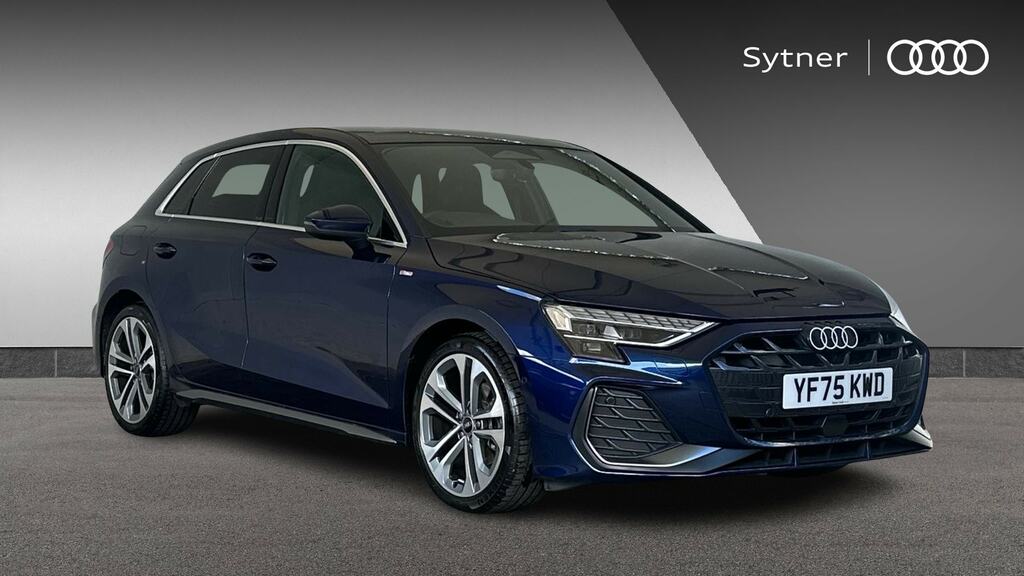 Audi A3 1.5 Tfsi 150 S Line S Tronic Tech Pack Blue