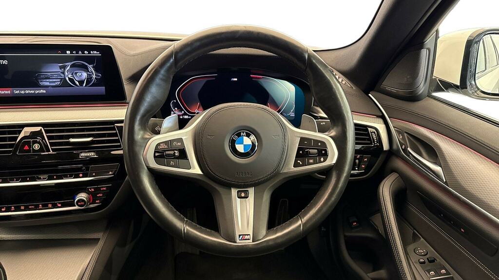 BMW 5 Series 530D Xdrive M Sport White #5