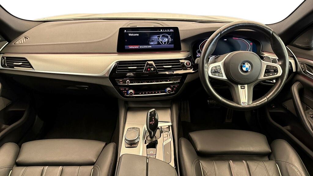 BMW 5 Series 530D Xdrive M Sport White #4