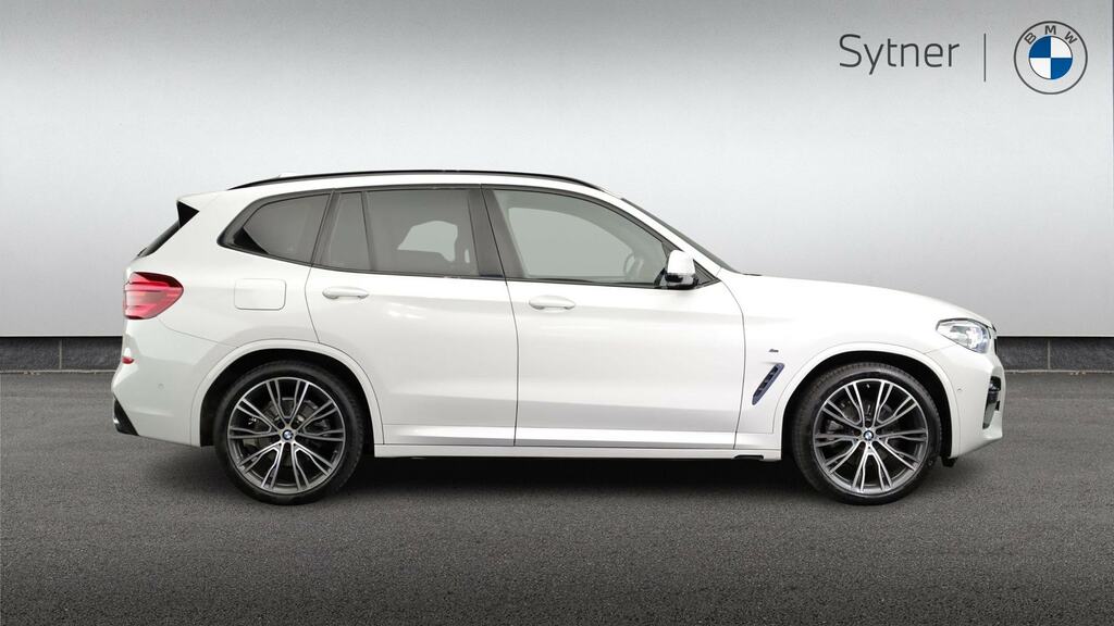 BMW X3 Xdrive20d M Sport Step NL69JWM White #3