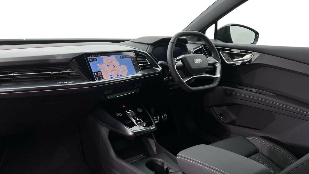 Audi Q4 E Tron 210Kw 45 82Kwh Black Edition Tech Pack FD26NGZ Blue #2