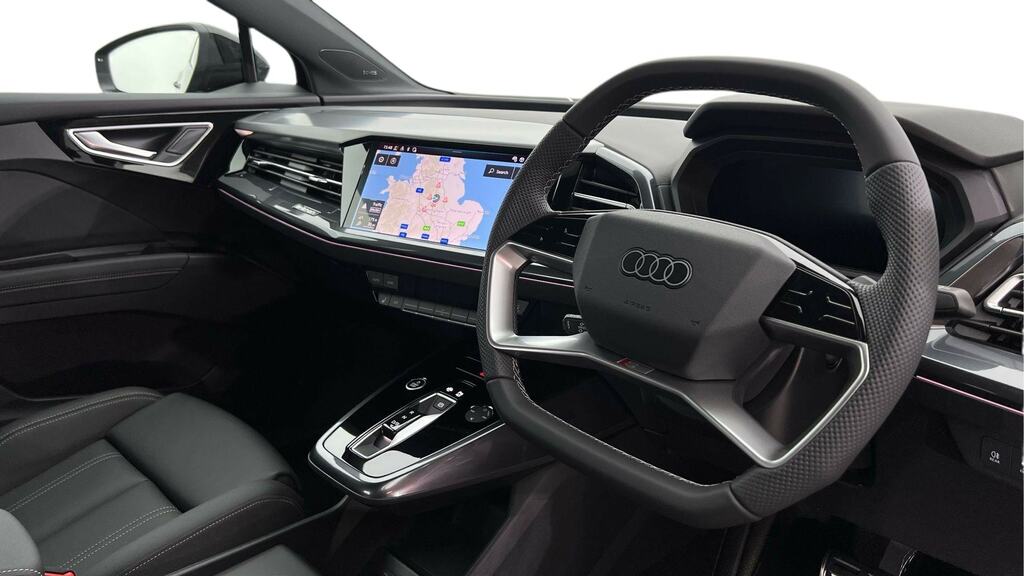 Audi Q4 E Tron 210Kw 45 82Kwh Black Edition Tech Pack FD26NGZ Blue #6