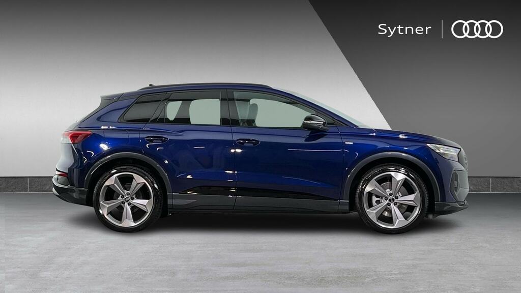 Audi Q4 E Tron 210Kw 45 82Kwh Black Edition Tech Pack FD26NGZ Blue #4