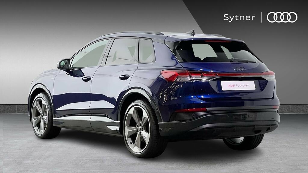 Audi Q4 E Tron 210Kw 45 82Kwh Black Edition Tech Pack FD26NGZ Blue #3