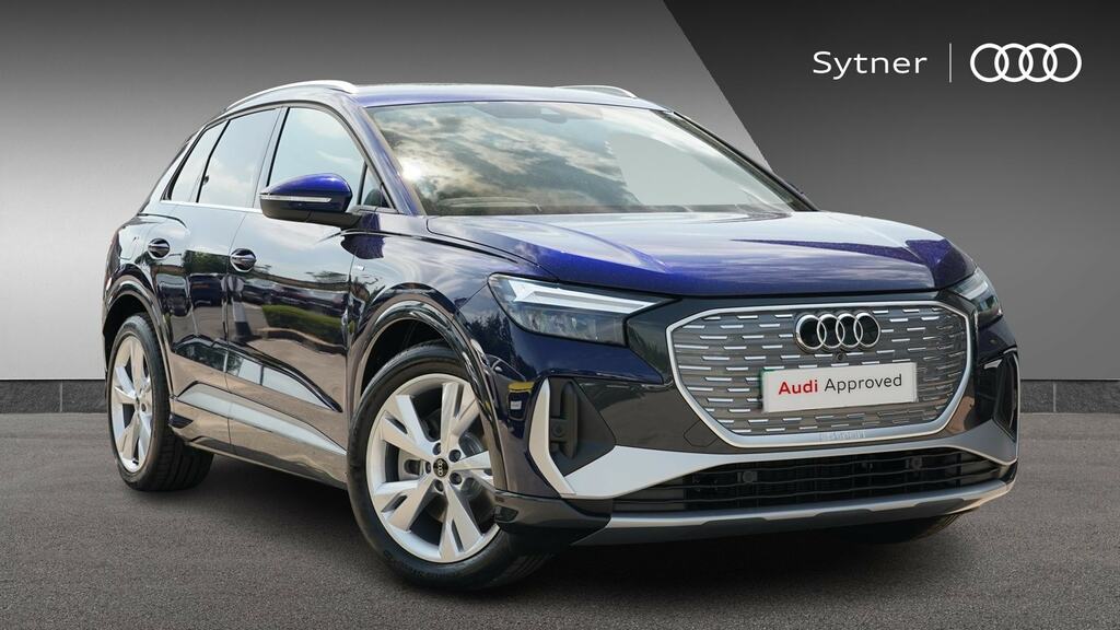 Audi Q4 E Tron 210Kw 45 82Kwh S Line Leathertech Pro Blue