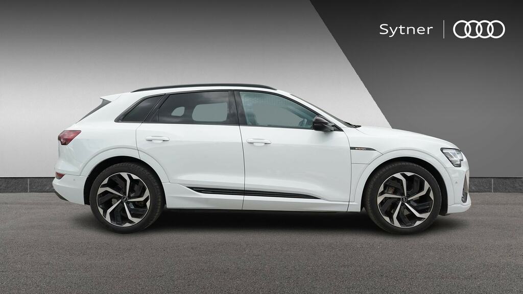 Audi E-tron 230Kw 50 Quattro 71Kwh Black Edition YC21HRB White #4