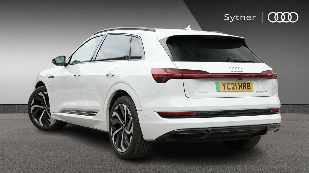 Audi E-tron 230Kw 50 Quattro 71Kwh Black Edition YC21HRB White #3