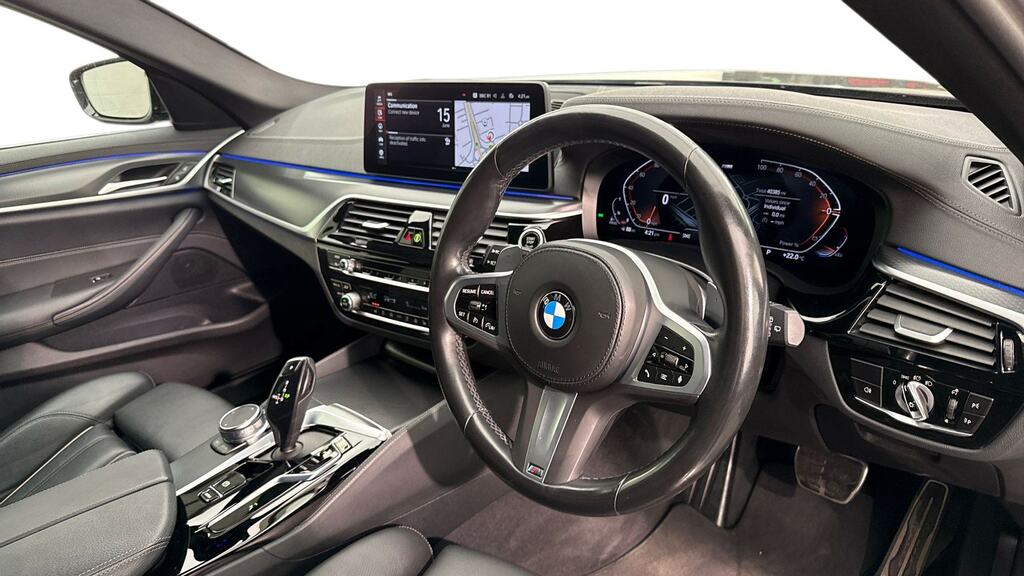 BMW 5 Series 530D Xdrive Mht M Sport BG72LDL Grey #6