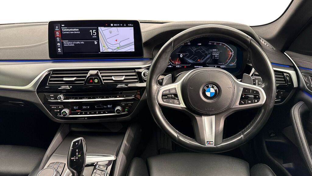 BMW 5 Series 530D Xdrive Mht M Sport BG72LDL Grey #5