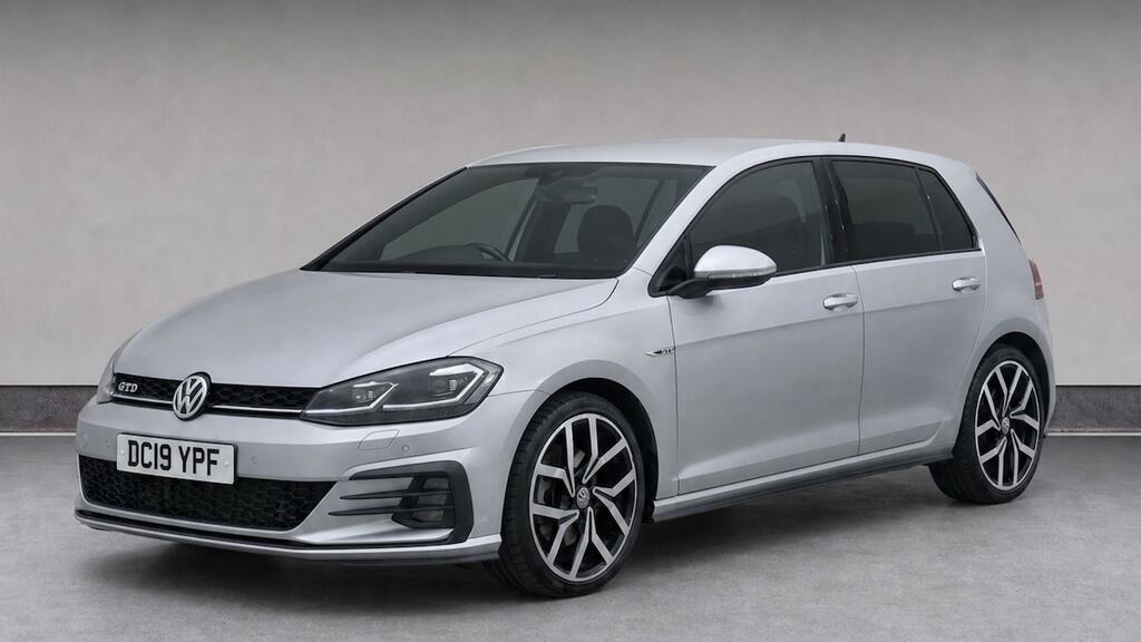 Volkswagen Golf 2.0 Tdi 184 Gtd Dsg DC19YPF Silver #2