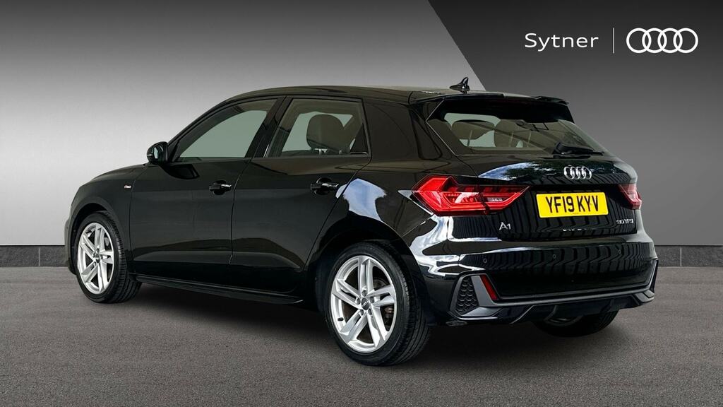 Audi A1 30 Tfsi S Line YF19KYV Black #3