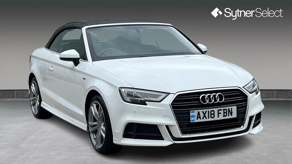 Audi A3 Cabriolet 1.5 Tfsi S Line S Tronic White
