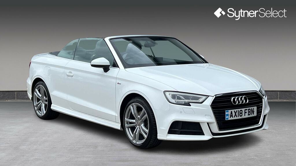 Audi A3 Cabriolet 1.5 Tfsi S Line S Tronic White #2