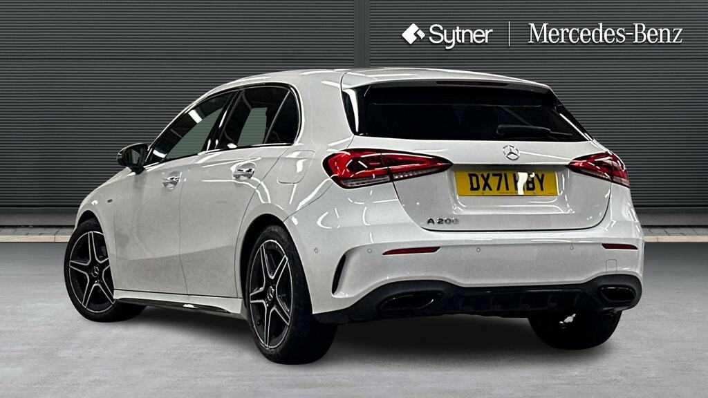 Mercedes-Benz A Class A200 Amg Line Premium Plus Edition DX71HBY White #2