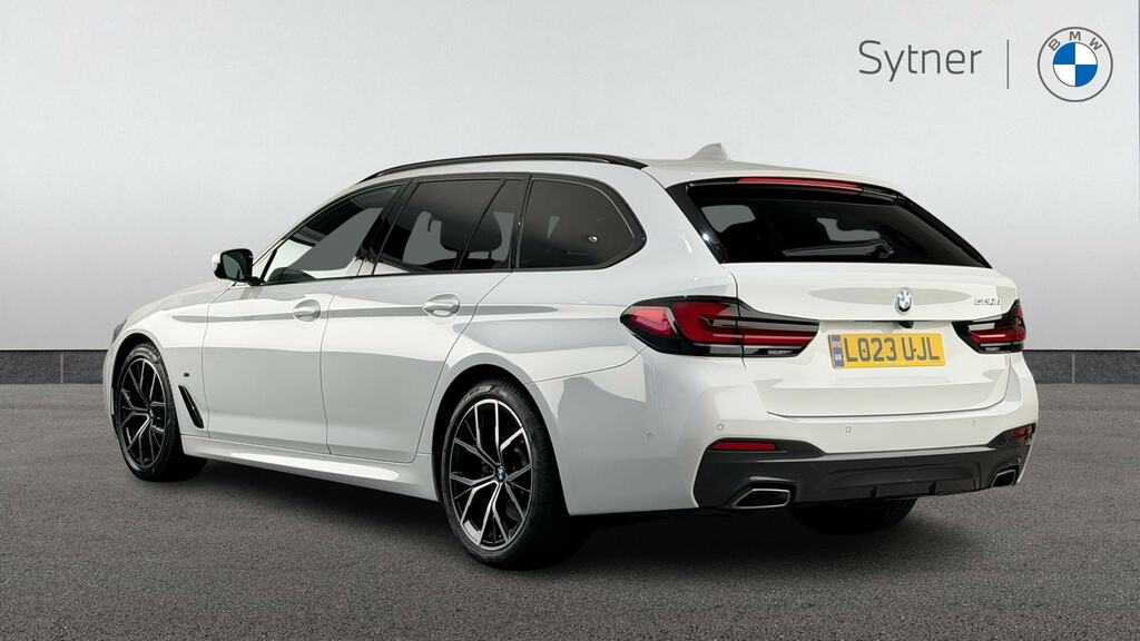 BMW 5 Series 520D Mht M Sport Step White #2