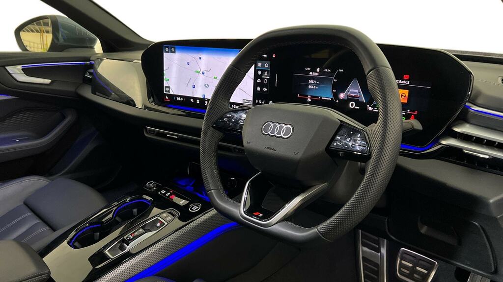 Audi A5 2.0 Tfsi 150 S Line S Tronic WM74VXD Blue #6