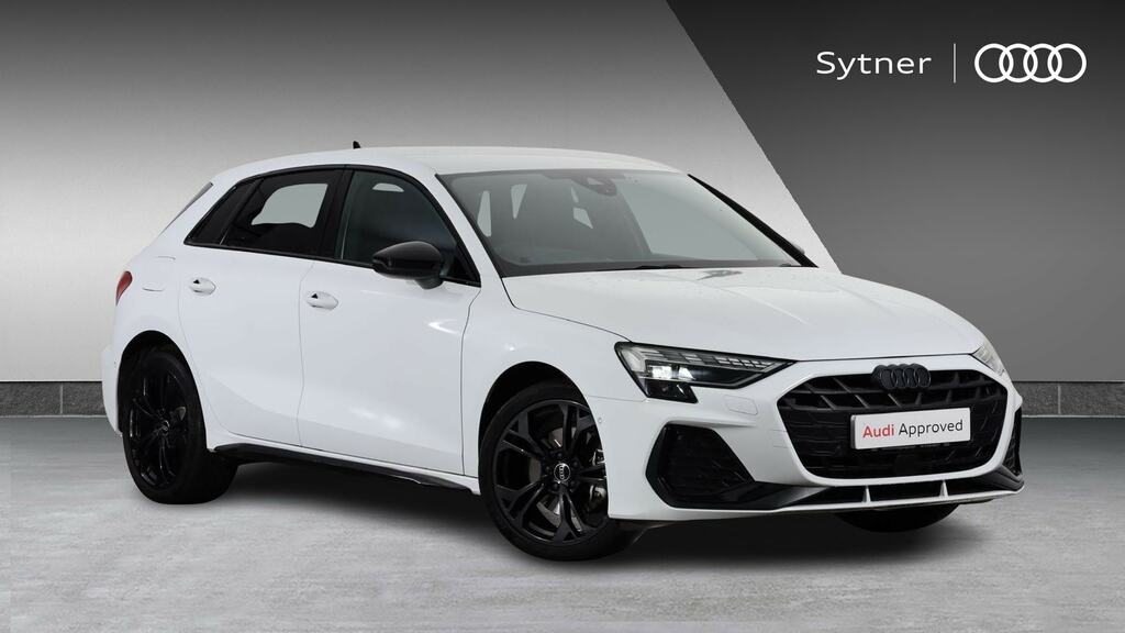 Audi A3 40 Tfsi E Black Edition S Tronic Tech Pack White