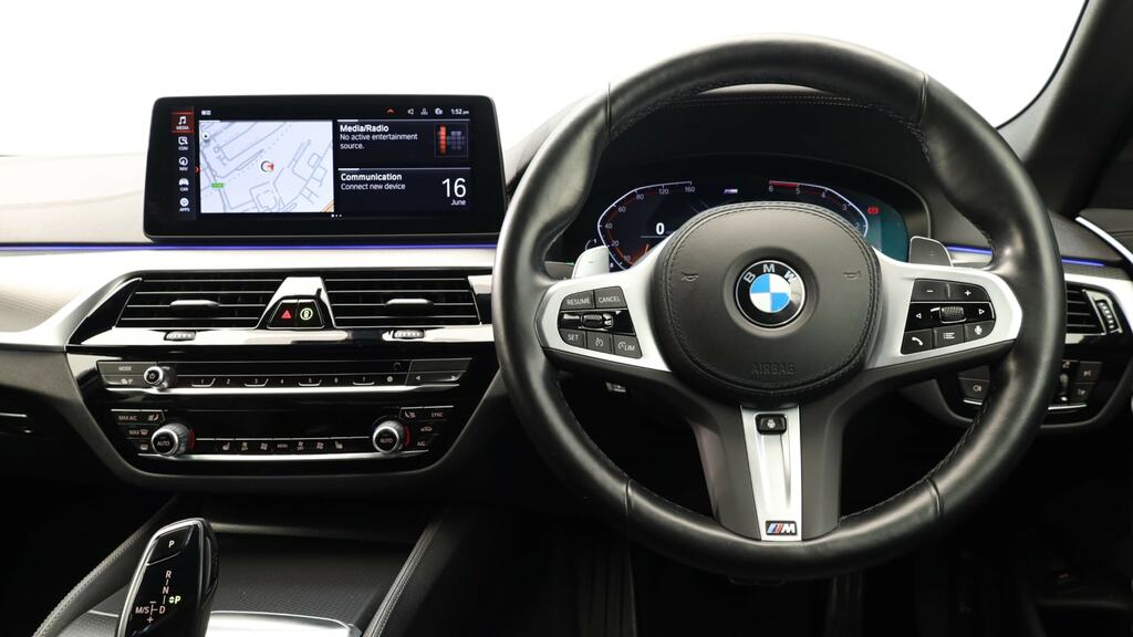 BMW 5 Series 530D Xdrive Mht M Sport Black #5