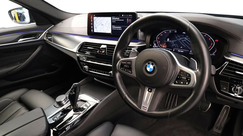 BMW 5 Series 530D Xdrive Mht M Sport Black #6