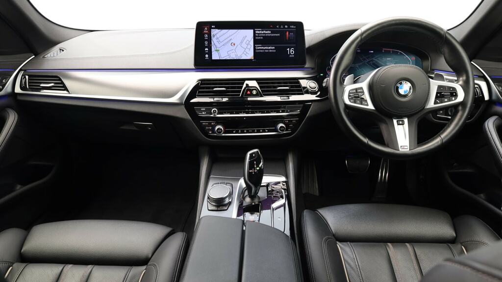 BMW 5 Series 530D Xdrive Mht M Sport Black #4
