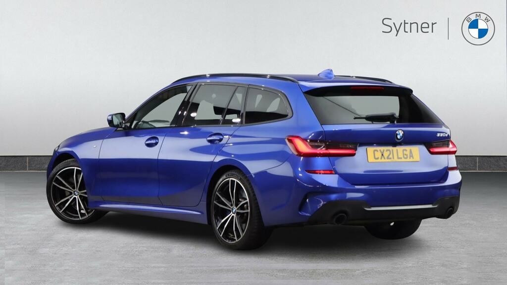BMW 3 Series 330D Mht M Sport Step Pro Pack CX21LGA Blue #2